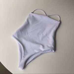 White One-Piece Bathing Suit